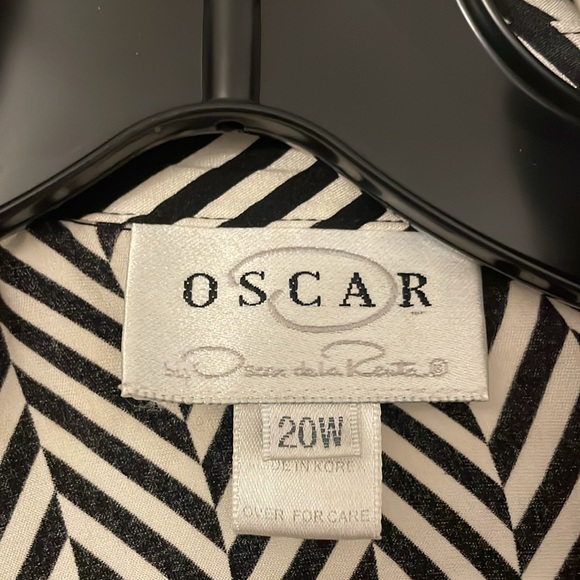 Oscar de la Renta Silk Blouse 20W - Picture 2 of 4